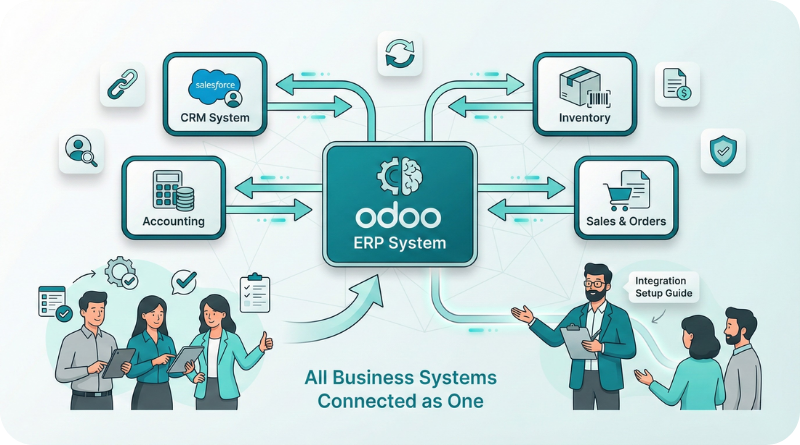 Odoo API & Third-Party Integration Services